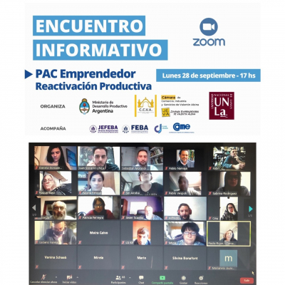 Se realizó la presentación del PAC Emprendedores