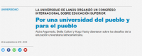 Por una universidad del pueblo y para el pueblo