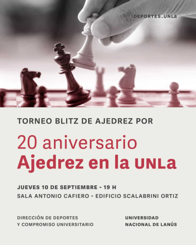 Torneo por el 20&deg; aniversario de ajedrez