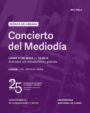 Primer Concierto al Mediod&iacute;a del a&ntilde;o
