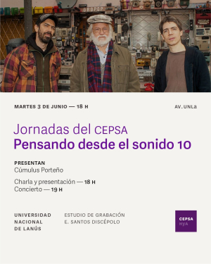 Jornada &quot;Pensando desde el sonido 10&quot;