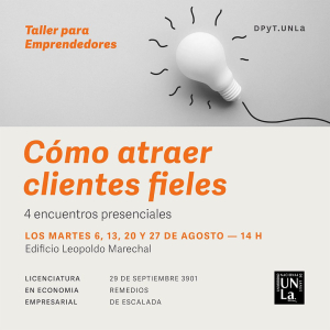 Taller para emprendedores sobre cómo atraer clientes fieles