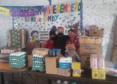 Entrega en comedores de productos elaborados en el Curso de Panadero Artesanal