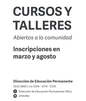 Conocé todos los cursos y talleres culturales que se dictarán a partir de agosto
