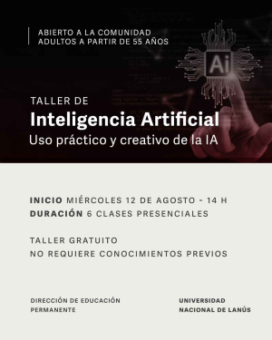 Taller gratuito de IA para mayores de 55 a&ntilde;os