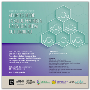 Segundo encuentro del ciclo de conversatorios sobre salud feminista
