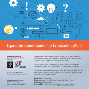 Sumate a los talleres de orientación laboral