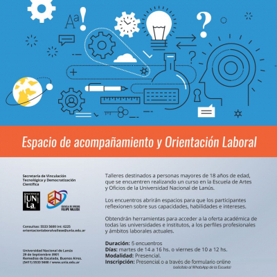 Sumate a los talleres de orientación laboral