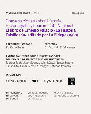 Debate sobre el libro &quot;La historia falsificada&quot; de Ernesto Palacio