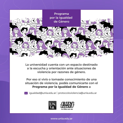 Espacio de escucha y orientación ante situaciones de violencia de género