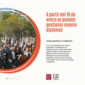 Desde el 19 de enero se podrán gestionar nuevos diplomas