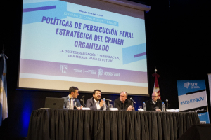 Los ministros Mena y Alonso participaron de la capacitación en políticas de persecución penal del crimen organizado