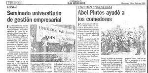 Seminario universitario de gestión empresarial