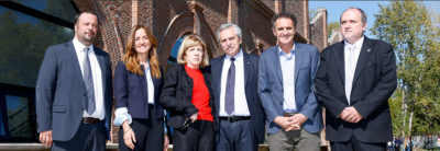 Alberto Fernández y Katopodis inauguraron dos nuevos edificios para la Universidad Nacional de Lanús