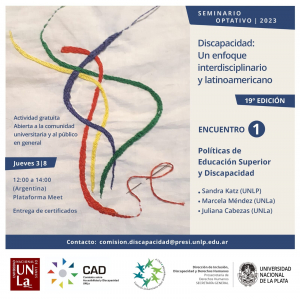 Encuentro sobre Políticas de Educación Superior y Discapacidad