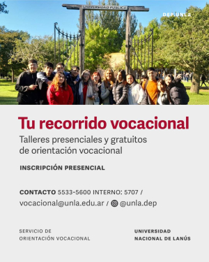 Nuevos talleres presenciales de orientaci&oacute;n vocacional