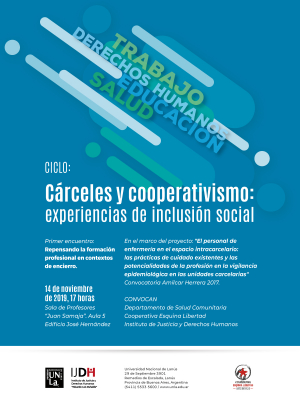 Comienza ciclo sobre cárceles y cooperativismo
