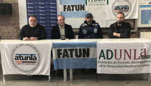 Gremios docentes de la UNLZ y la UNLA ratificaron el paro convocado para el 20 y 21 de agosto