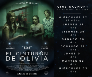Docentes y estudiantes de Audiovisión detrás del film &quot;El Cinturón de Olivia&quot;