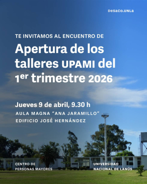 Apertura de los talleres UPAMI