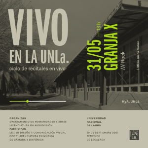 ¡Sumate al ciclo de recitales “Vivo en la UNLa”!