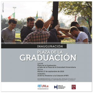 Inauguración de la Plaza de la Graduación