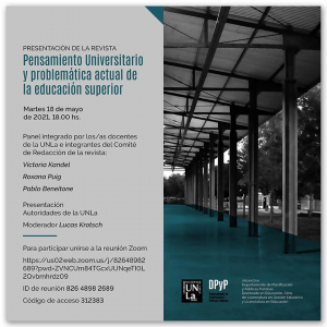 Lanzamiento de la revista &quot;Pensamiento Universitario&quot;