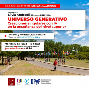 Nueva charla del ciclo sobre inteligencia artificial