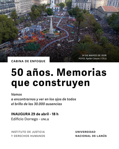 Llega la muestra "Cabina de enfoque: 50 a&ntilde;os. Memorias que construyen"
