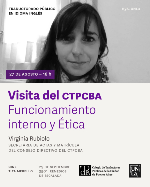 El Colegio de Traductores Públicos porteño dará una charla sobre funcionamiento interno y ética