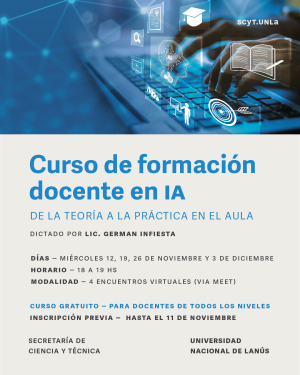 Curso de formación docente en IA