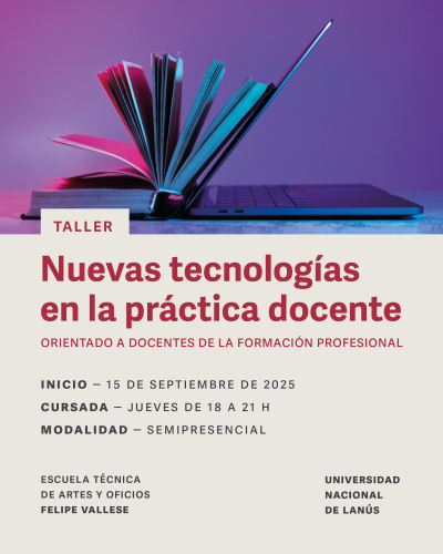 Taller sobre nuevas tecnologías y prácticas docentes