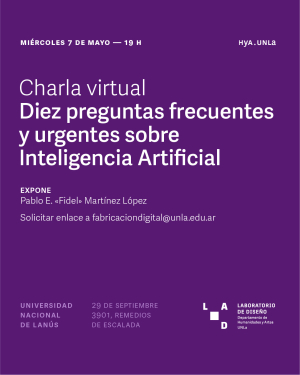 Charla sobre Inteligencia Artificial junto a Pablo &quot;Fidel&quot; Martínez López