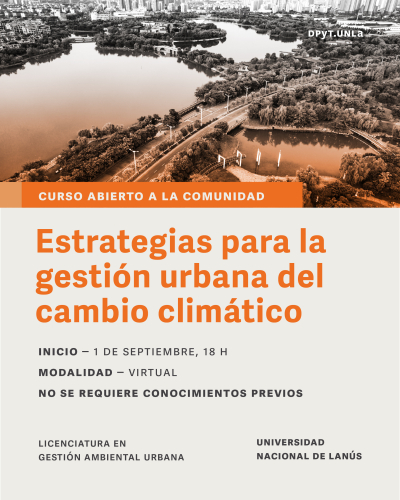 Curso sobre gestión urbana del cambio climático