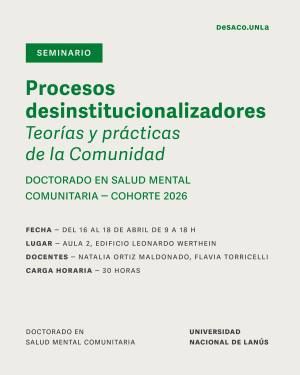 Seminario del Doctorado en Salud Mental Comunitaria