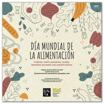 Invitan a la muestra por el Día mundial de la Alimentación