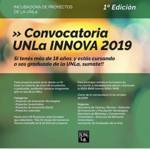 Convocatoria INNOVA 