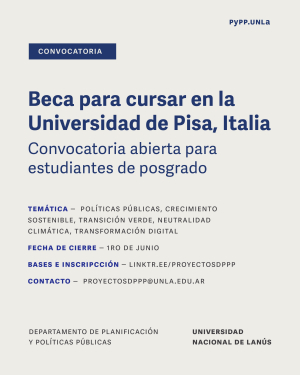 Beca de posgrado para cursar en la Universidad de Pisa, Italia
